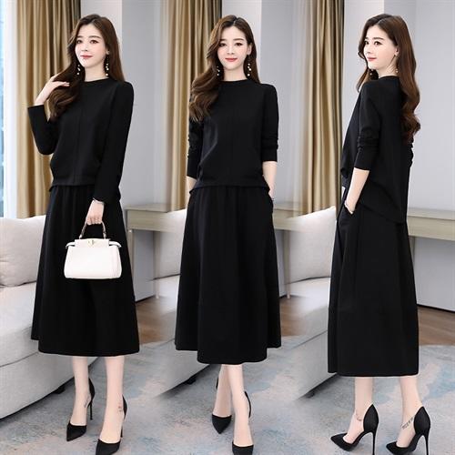 时尚休闲，气质罗马棉套装裙HR-GJC2931 商品图2