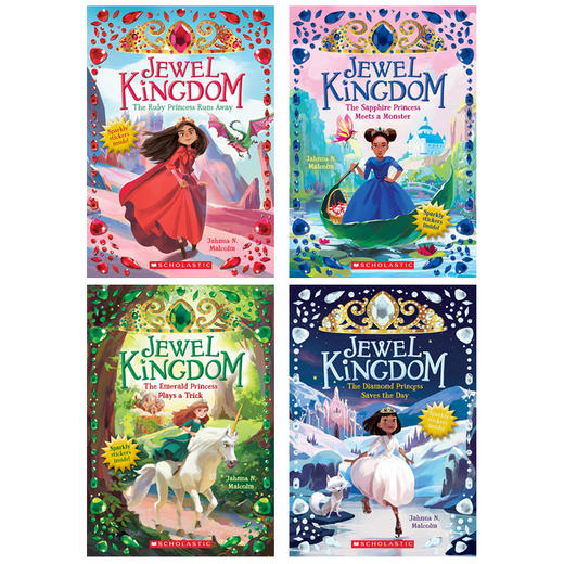 英文原版 Jewel Kingdom 珠宝王国4册 儿童英语课外阅读书籍 奇幻冒险刺激 章节书 商品图1