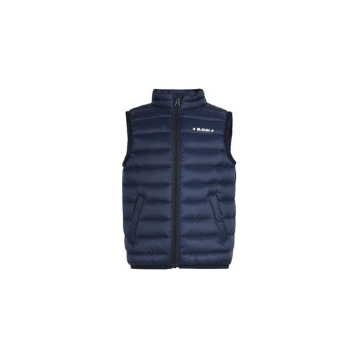 METTE童装轻薄羽绒马甲秋冬男女童保暖背心时尚简约纯色立领外套 商品图8