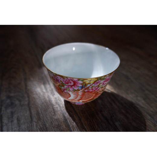 珐琅彩万花凤凰主人杯 商品图5