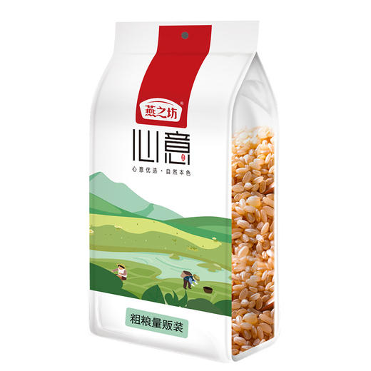  燕之坊 糙米1kg 富含粗纤维 有嚼劲 饱腹感强 五谷杂粮 可做糙米饭 糙米糊 商品图0