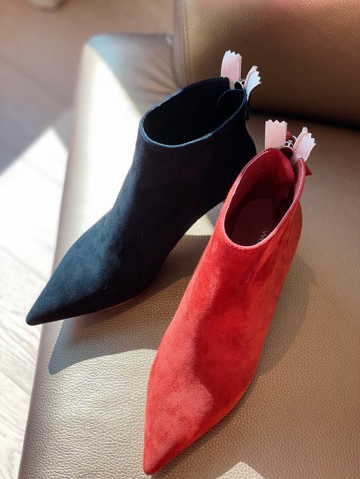 Westory2020冬季优雅显白羊皮绒短靴W20DS80021 商品图3