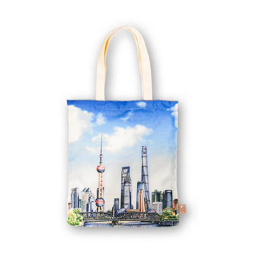 浦东陆家嘴文创帆布包 逗好文创 商品图1