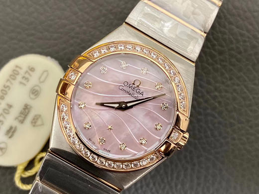 【SSS】欧米茄星座系列石英腕表 ，每个零件都是原装开模，27mm*10mm，1仿表史上首次搭载原装正品欧米茄1376专用机芯（用的正品的机芯）！2石英星座所有散件均可同原版互用 商品图2