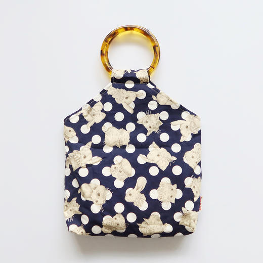 HUJI祤集Amber手提包插画波点猫猫兔 商品图2