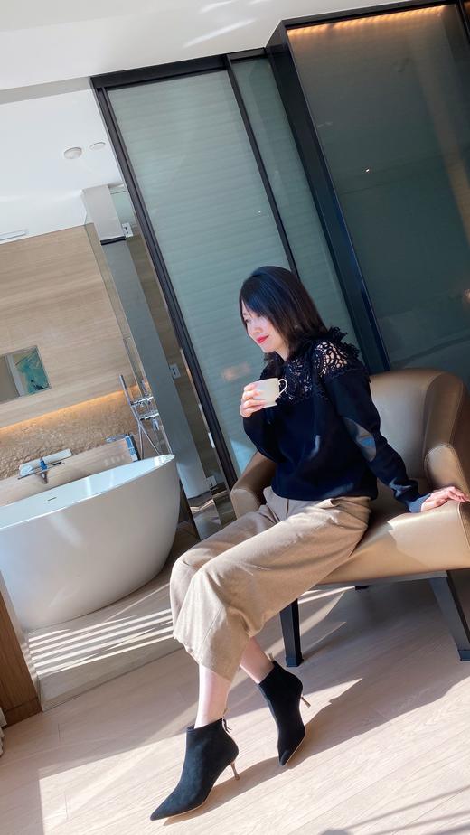 Westory2020冬季优雅显白羊皮绒短靴W20DS80021 商品图6