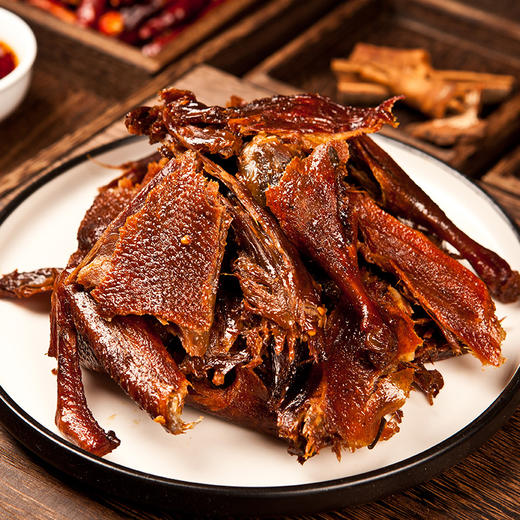 【百年熏宗·品味关东】沟帮子手撕鸭排298g/袋 精选鸭架 口感紧实