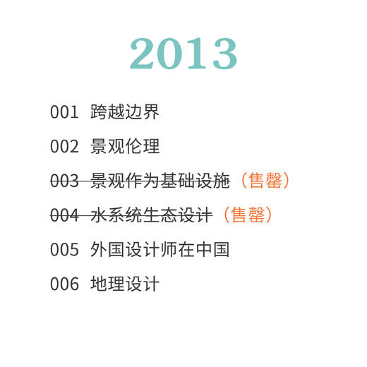 2013年《景观设计学》全年【共4期】 商品图0