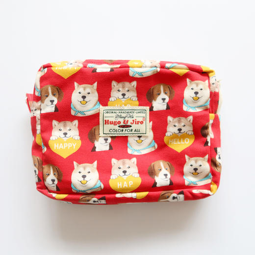 HUJI祤集Motley收纳包插画HAP小狗 商品图0