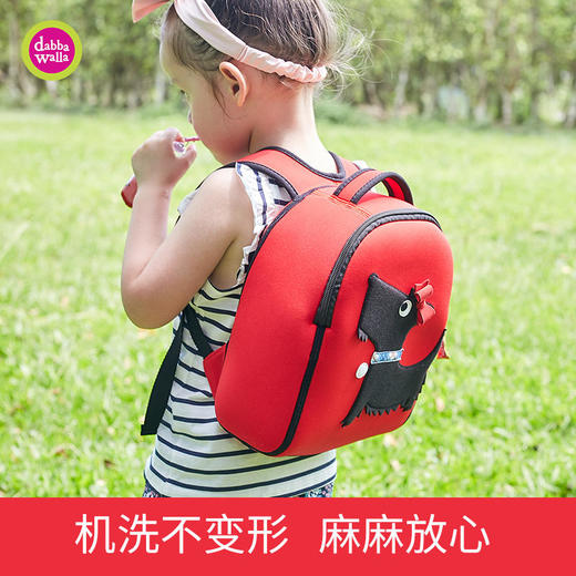 美国dabbawalla瓦拉包男女儿童防走失包牵引绳迷你双肩书包1-4岁 商品图2