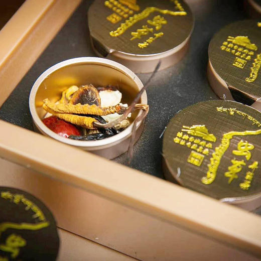 【西藏那曲两根虫草小罐茶】 精选冬虫夏草,野生灵芝,石斛,西洋参