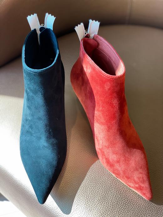 Westory2020冬季优雅显白羊皮绒短靴W20DS80021 商品图1