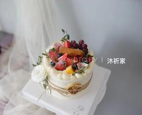 鲜花水果蛋糕
