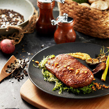 【潮香村】牛排套餐原肉整切西冷牛排眼肉牛排牛肉新鲜10片装赠2片+意面 商品图2