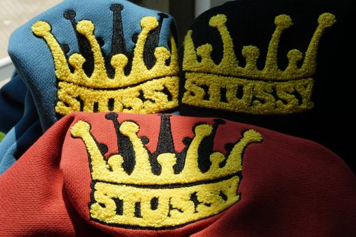 stu*sy 美线精品！STU CHENILLE CROWN HOOD  皇冠系列  3色连帽卫衣  WY389 商品图11