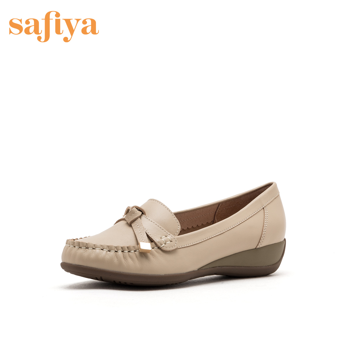 商场同款 | Safiya/索菲娅春季新款蝴蝶结装饰低跟单鞋女SF93111107
