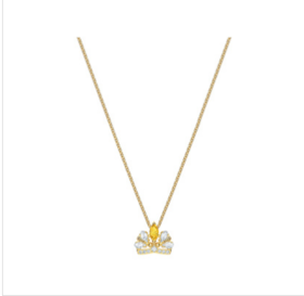 【香港直邮】施华洛世奇小蜜蜂造型 皇冠项链锁骨链金色5488187/白金5501076