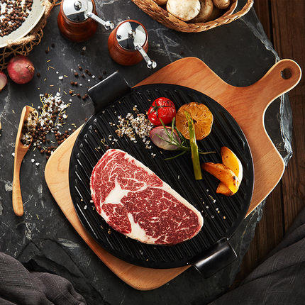 【潮香村】牛排套餐原肉整切西冷牛排眼肉牛排牛肉新鲜10片装赠2片+意面 商品图1