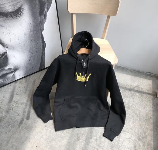 stu*sy 美线精品！STU CHENILLE CROWN HOOD  皇冠系列  3色连帽卫衣  WY389 商品图7