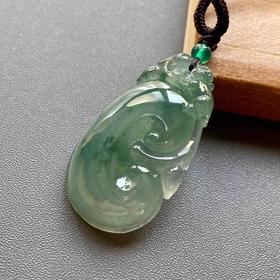 冰种晴水飘花厚庄翡翠大如意