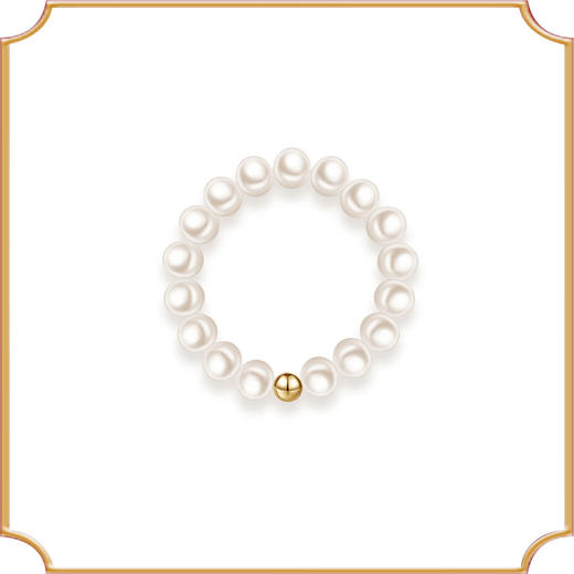 Au750珍珠戒指复古百搭 商品图0