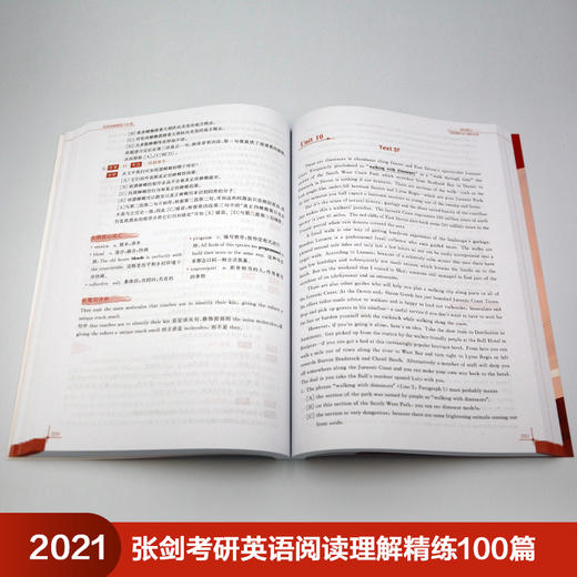 2021张剑考研英语阅读理解精练100篇 商品图5