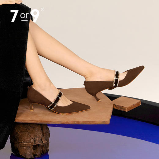 丝绒金属链饰带 商品图1