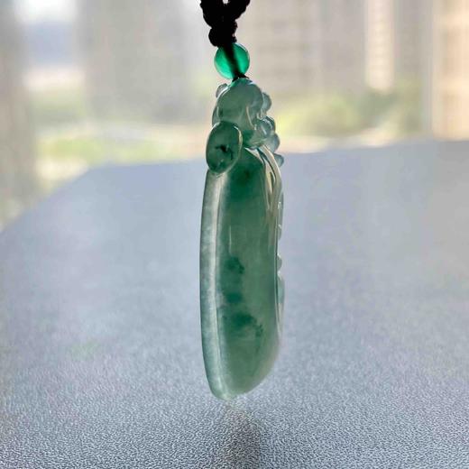 冰种晴水飘花厚庄翡翠大如意 商品图9