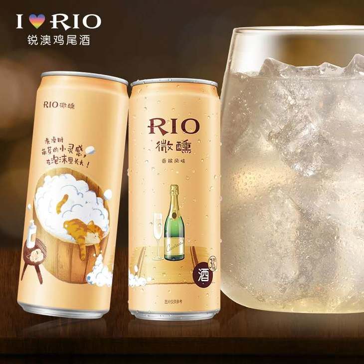 銳澳(rio)洋酒雞尾酒 香檳風味 330ml*24罐