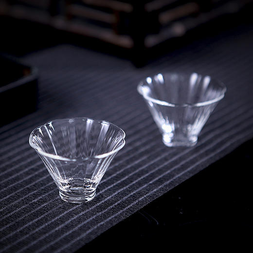 【璃享】【手工玻璃杯2入】【荷叶品杯LX-03茶杯】对杯 商品图2
