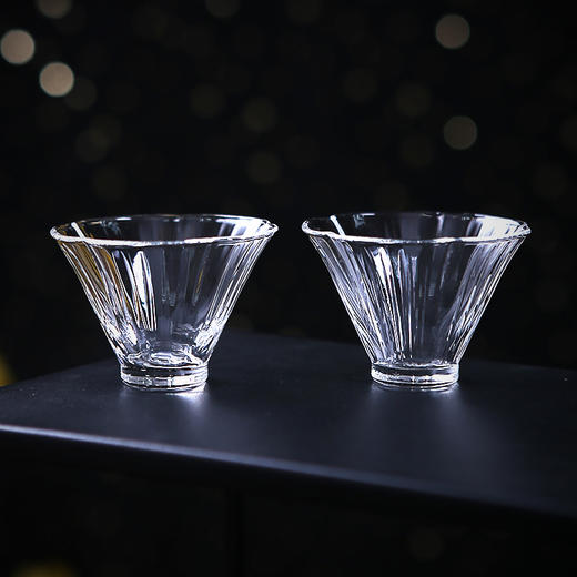 【璃享】【手工玻璃杯2入】【荷叶品杯LX-03茶杯】对杯 商品图0