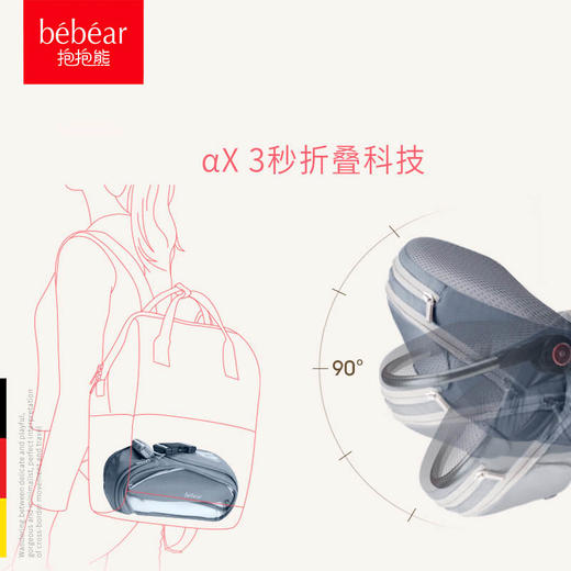 抱抱熊bebear腰凳坐婴儿多功能背带AX19 商品图3