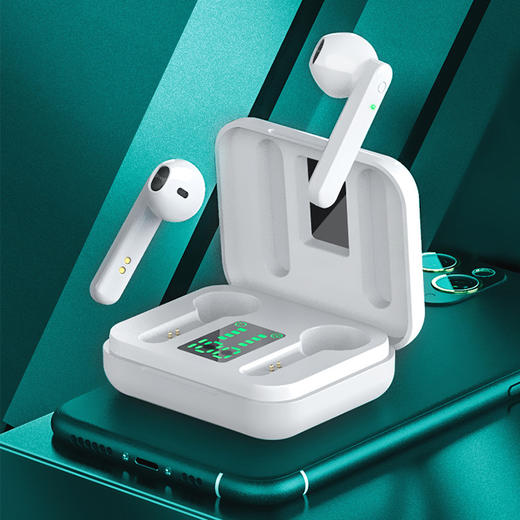电显无线充电仓耳机 商品图0