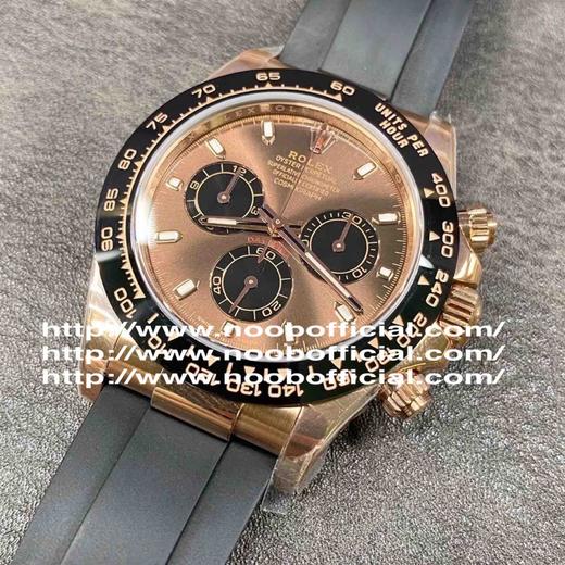 NOOB official➕劳力士迪通拿系列，巧克力胶带款。40mm直径！4130一体机芯无甲板✔️n厂出品，搭配专柜正品一致的4130一体机芯 整表基于正品original原版开模的 Copy版本❕ 商品图14