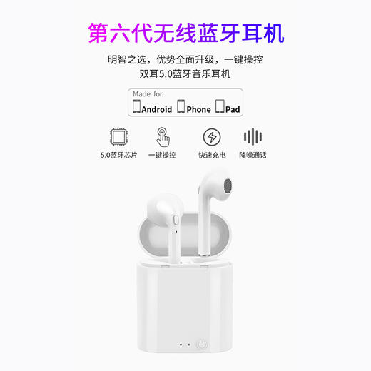 电显无线充电仓耳机 商品图3