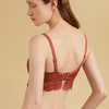 【金三塔】真丝蕾丝美背无钢圈文胸 商品缩略图7
