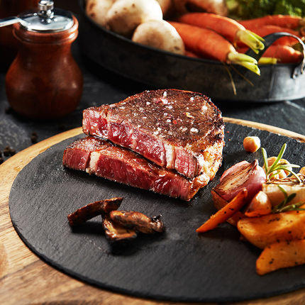 【潮香村】牛排套餐原肉整切西冷牛排眼肉牛排牛肉新鲜10片装赠2片+意面 商品图4