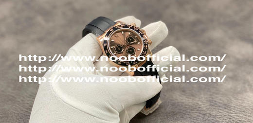 NOOB official➕劳力士迪通拿系列，巧克力胶带款。40mm直径！4130一体机芯无甲板✔️n厂出品，搭配专柜正品一致的4130一体机芯 整表基于正品original原版开模的 Copy版本❕ 商品图10