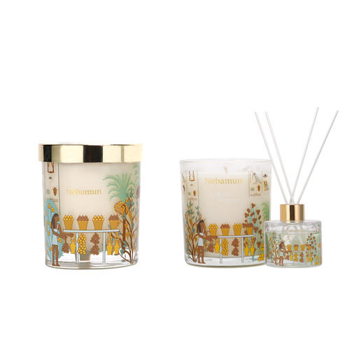 大英博物馆官方内巴蒙花园香氛蜡烛礼盒 商品图4