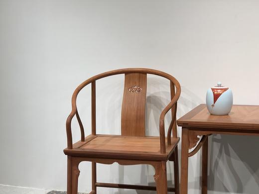 红桥红  家具严选  缅甸花梨（大果紫檀）  【如意 垂手圈椅 三件套】 商品图2