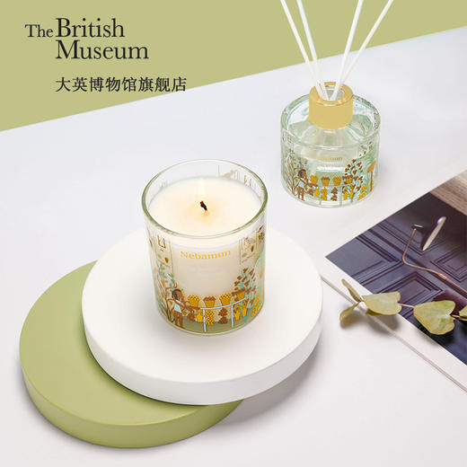 大英博物馆官方内巴蒙花园香氛蜡烛礼盒 商品图1