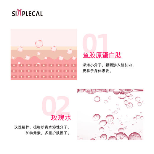 餐与玫瑰口味0脂肪0蔗糖胶原蛋白软糖，独立小包装，Q弹夹心，随时随地补充胶原蛋白 商品图6