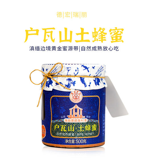 清森| 瑞丽景颇族寨户瓦山土蜂蜜500g/瓶 商品图0