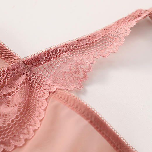 【金三塔】真丝蕾丝美背无钢圈文胸 商品图10