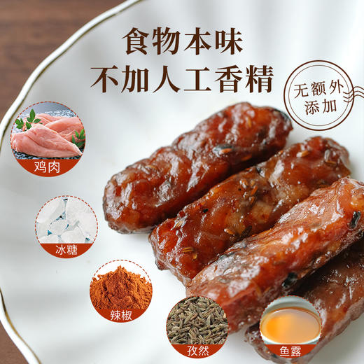 食味的初相 香辣孜然鸡肉条 炭烧香辣味肉脯独立包装小零食 80g/160g两个规格 商品图2