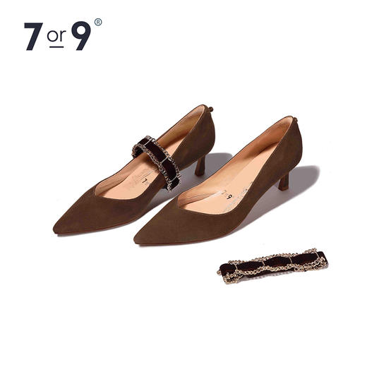 丝绒金属链饰带 商品图2