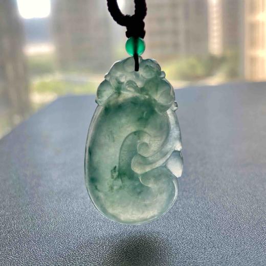 冰种晴水飘花厚庄翡翠大如意 商品图8