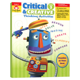 批判创造性思维训练 三年级 英文原版 Critical and Creative Thinking Activities Grade 3 Teacher Resource 美国加州教辅