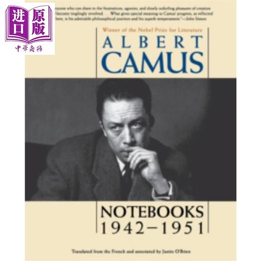 【中商原版】加缪手记 1942 1951 英文原版 Notebooks 1942 1951 Albert Camus 商品图0