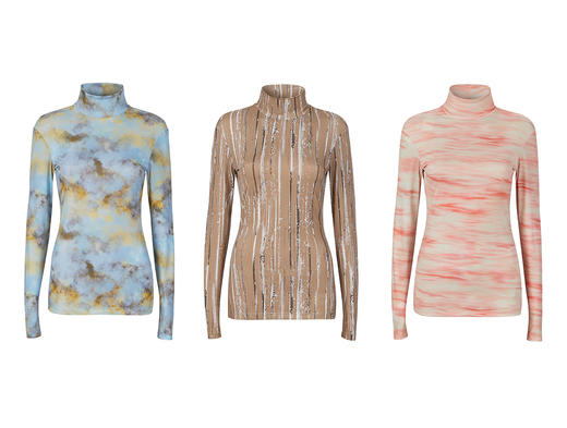 HIDEMI  “我们做印花”弹力收身打底上衣 商品图2